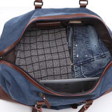 ODT UK 16oz Washed Canvas Vintage Look 24L Weekender Bag, Carry Bag, Overnight Bag