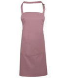 Colours bib apron with pocket