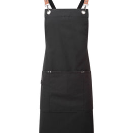 Clip ‘n’ Clasp cross-back bib apron