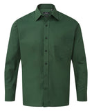 Long sleeve poplin shirt