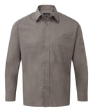 Long sleeve poplin shirt