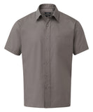 Short sleeve poplin shirt