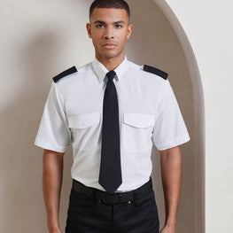 Short sleeve pilot shirt