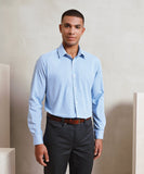 Microcheck (Gingham) long sleeve cotton shirt