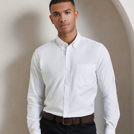 Signature Oxford long sleeve shirt