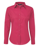 Women's poplin long sleeve blouse
