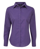 Women's poplin long sleeve blouse