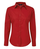 Women's poplin long sleeve blouse