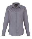Women's poplin long sleeve blouse