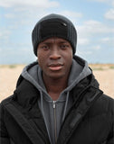 Beechfield Zip Patch Beanie B334R - Black - One Size