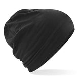 Beechfield Hemsedal Cotton Beanie B366 - Black/Black - One Size