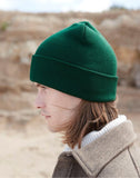 Beechfield Polyana Original Cuffed Beanie B375R - Black - One Size