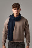 Beechfield Classic Waffle Knit Scarf B424 - Black - One Size