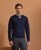 Essential' acrylic v-neck sweater