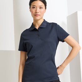 Women’s Spun Dyed Recycled Polo Shirt