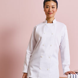 Women's long sleeve chef's jacket