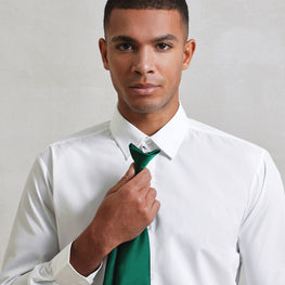 Colours' satin clip tie