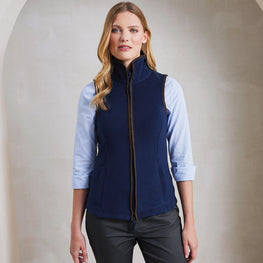 Women’s artisan fleece gilet