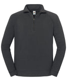 Iconic premium zip-neck sweat